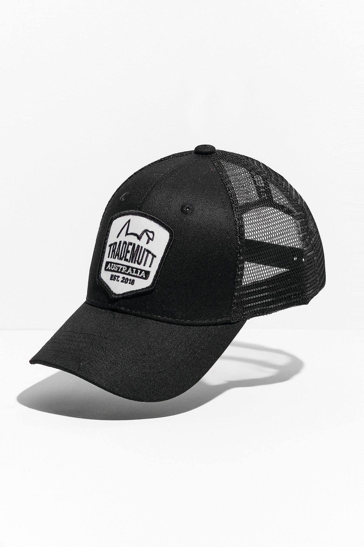 black-trucker-cap-trademutt-hats-front