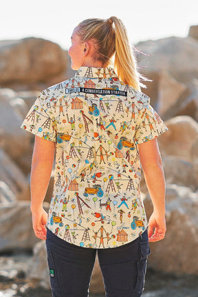 TradeMutt Workshirt Women's Juggling Act S/S Workshirt Women's Juggling Act S/S Workshirt | TradeMutt Workshirts