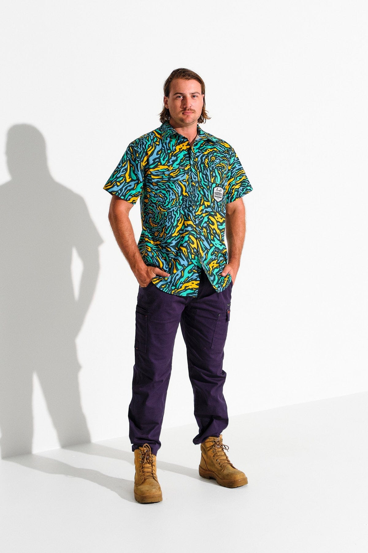 TradeMutt Workshirt Men's Spun Out Short Sleeve Workshirt Men's Spun Out Short Sleeve Workshirt | TradeMutt Workshirts